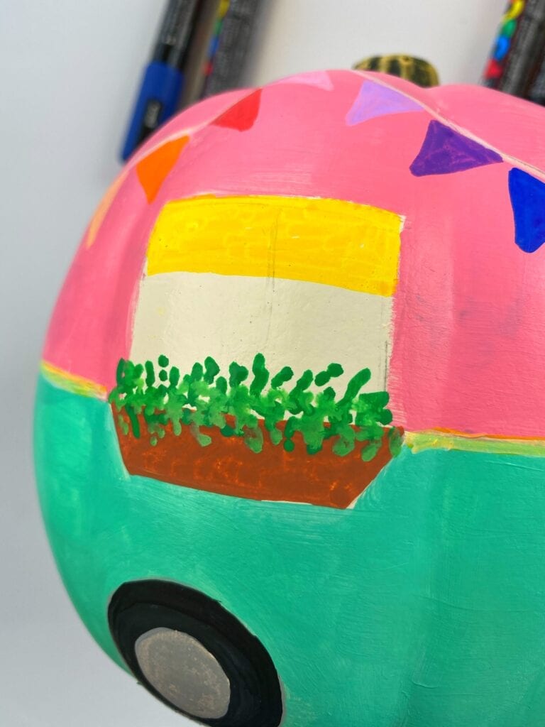 for the flowe box - adding the foliage