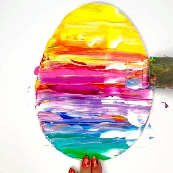 Easy Abstract Art Idea