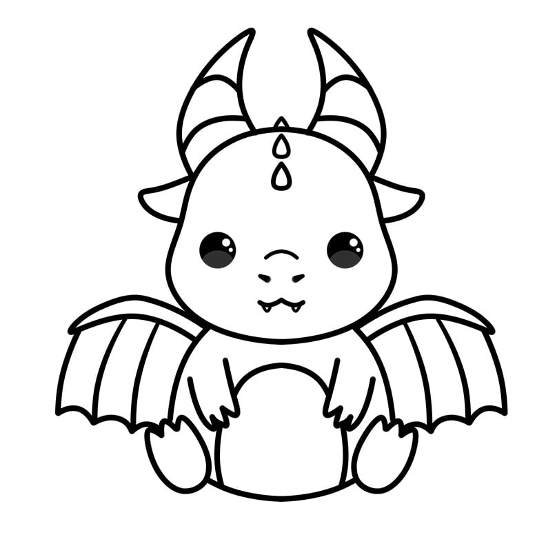 Step 4. Add Dragon wings