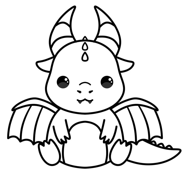 Step 5 Add dragon tail