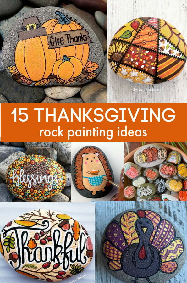 Thankgiving Rock painting ideas