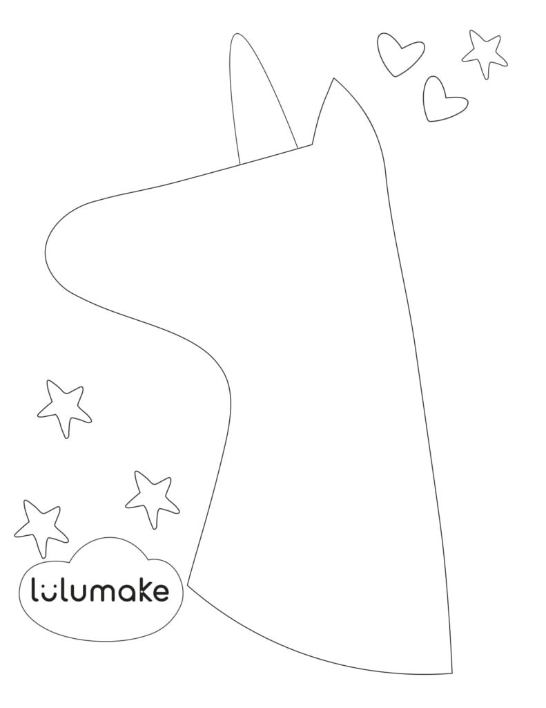 Free Printable Unicorn Craft for Kids 